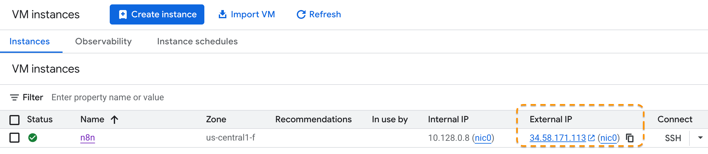 訪問 n8n 伺服器