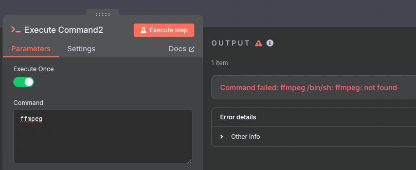 n8n ffmpeg video convert